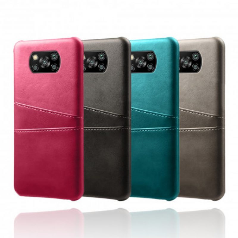 Cover Poco X3 / X3 Pro / X3 NFC Portacarte Doppio Ksq