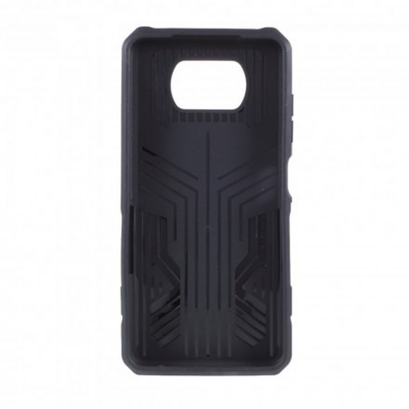 Cover Poco X3 / X3 Pro / X3 NFC Robot Con Clip Da Cintura