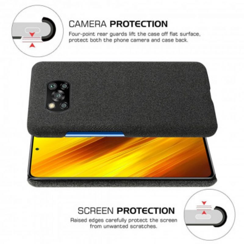 Cover Poco X3 / X3 Pro / X3 NFC Tessuto Ksq Chic