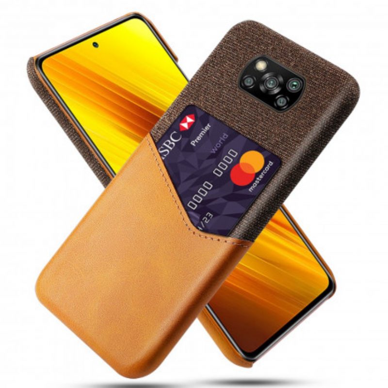 Cover Poco X3 / X3 Pro / X3 NFC Titolare Della Carta Ksq