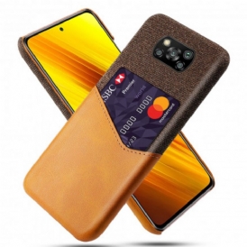 Cover Poco X3 / X3 Pro / X3 NFC Titolare Della Carta Ksq