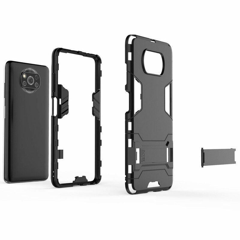 Cover Poco X3 / X3 Pro / X3 NFC Ultra Resistente Con Supporto