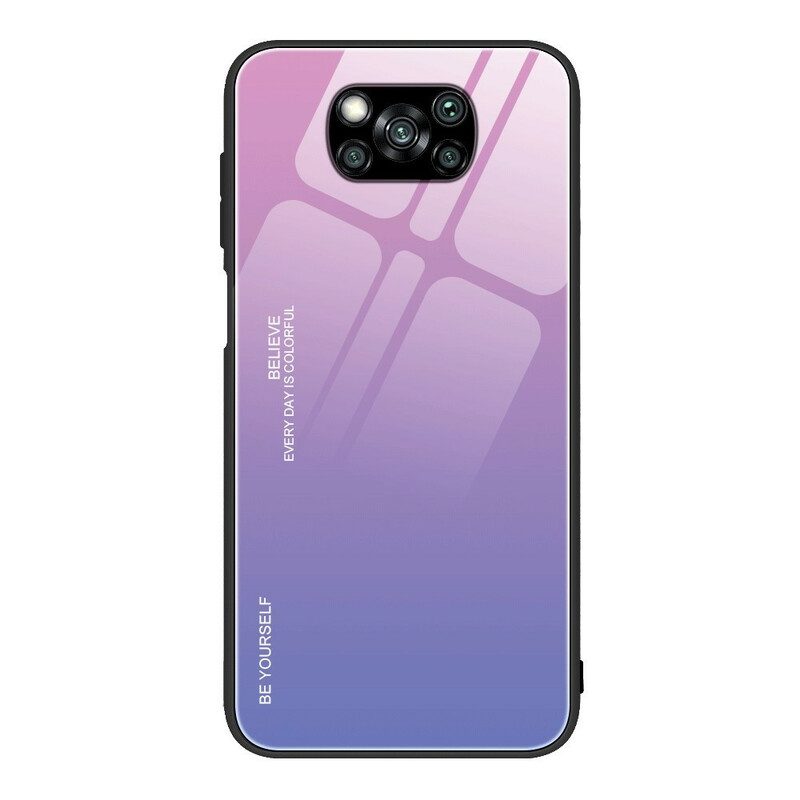 Cover Poco X3 / X3 Pro / X3 NFC Vetro Temperato Sii Te Stesso