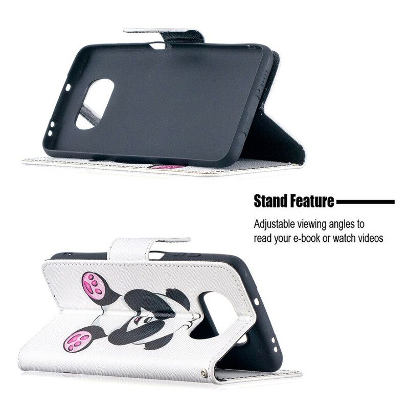 Custodia in pelle Poco X3 / X3 Pro / X3 NFC Divertimento Panda