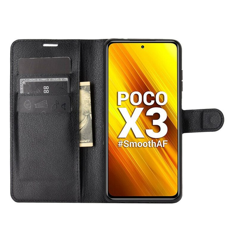 Custodia in pelle Poco X3 / X3 Pro / X3 NFC Ecopelle Classica