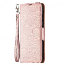 Custodia in pelle Poco X3 / X3 Pro / X3 NFC Folio Cover Litchi Rabat Obliquo