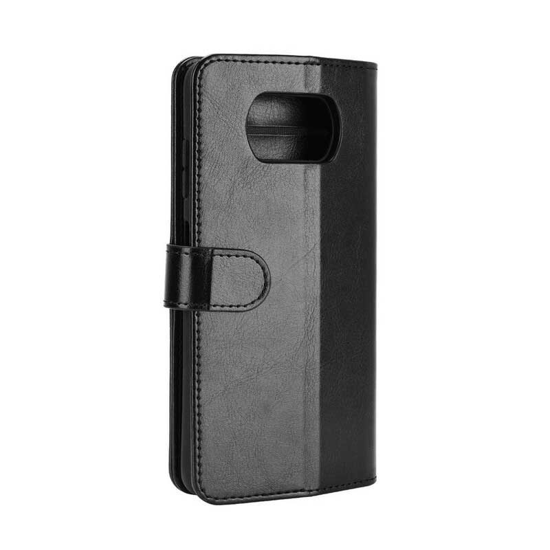 Custodia in pelle Poco X3 / X3 Pro / X3 NFC Ultra Ecopelle