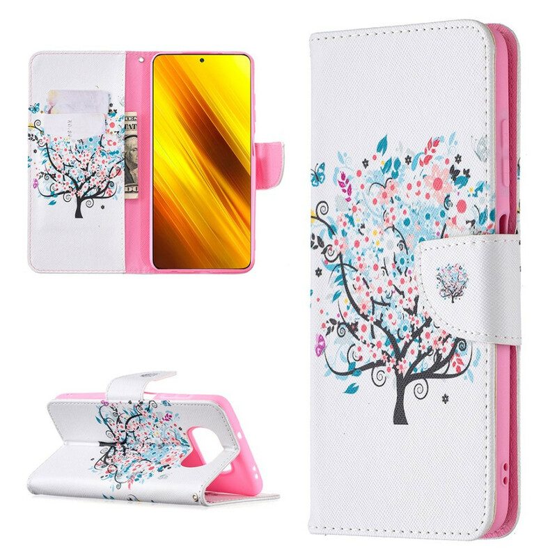 Folio Cover Poco X3 / X3 Pro / X3 NFC Albero Fiorito