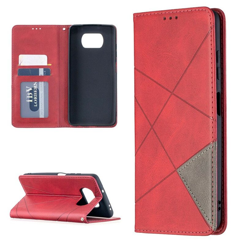 Folio Cover Poco X3 / X3 Pro / X3 NFC Custodia in pelle Stile D'artista