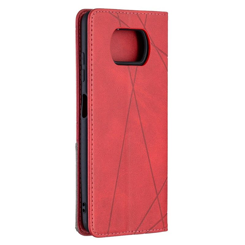 Folio Cover Poco X3 / X3 Pro / X3 NFC Custodia in pelle Stile D'artista