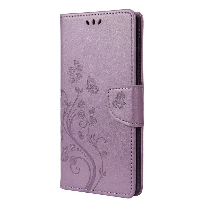 Folio Cover Poco X3 / X3 Pro / X3 NFC Farfalle E Fiori