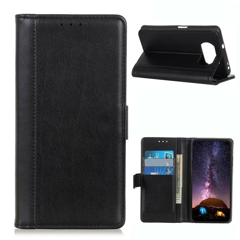 Folio Cover Poco X3 / X3 Pro / X3 NFC Stile In Pelle