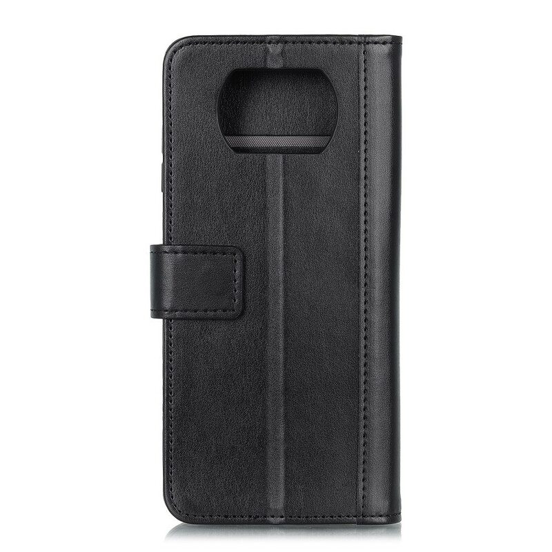 Folio Cover Poco X3 / X3 Pro / X3 NFC Stile In Pelle