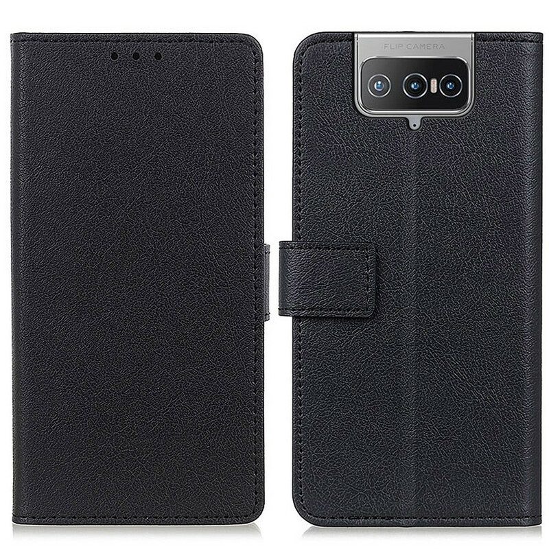 Folio Cover Asus Zenfone 8 Flip Custodia in pelle Flip Classico In Ecopelle