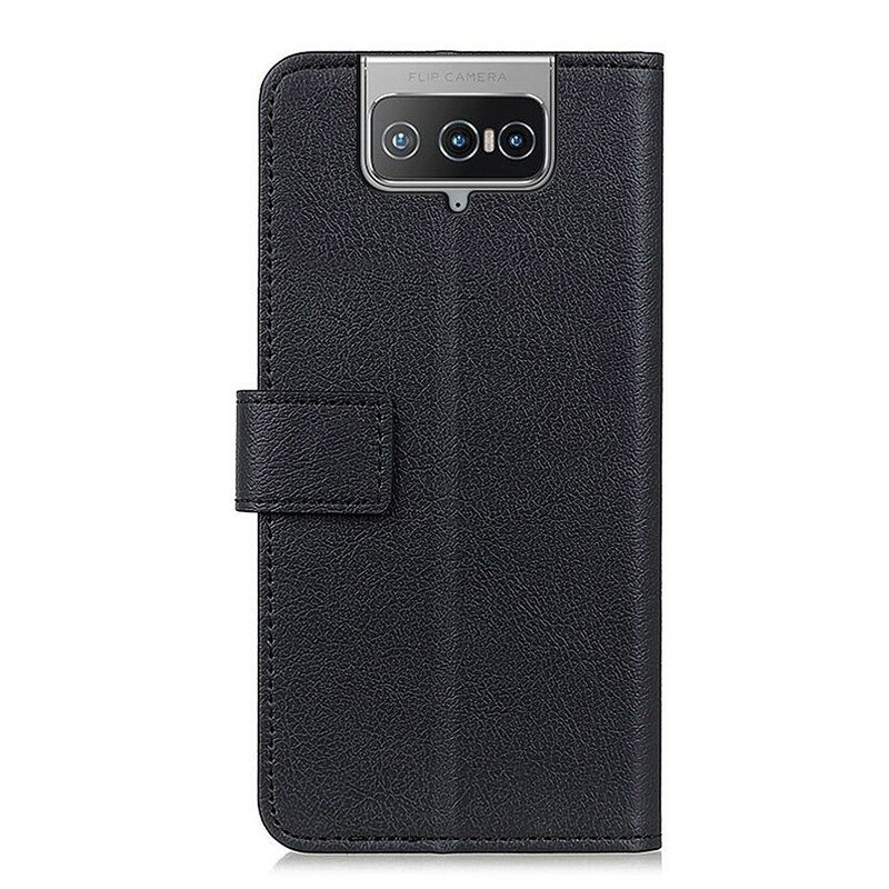 Folio Cover Asus Zenfone 8 Flip Custodia in pelle Flip Classico In Ecopelle