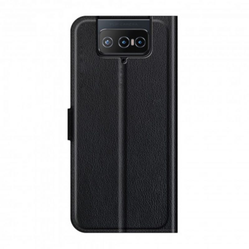 Folio Cover Asus Zenfone 8 Flip Custodia in pelle Ecopelle Classica