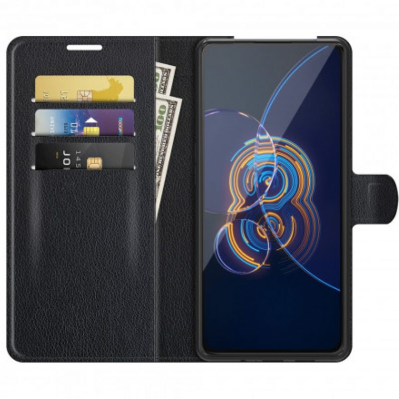 Folio Cover Asus Zenfone 8 Flip Custodia in pelle Ecopelle Classica