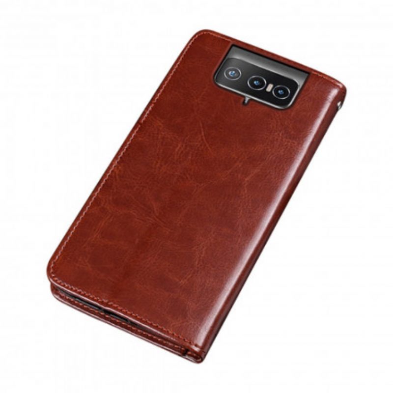 Folio Cover Asus Zenfone 8 Flip Custodia in pelle Similpelle Idewei