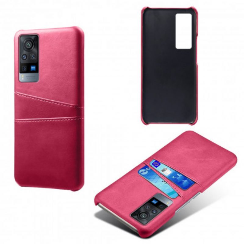 Cover Vivo X60 Pro Portacarte Doppio Ksq