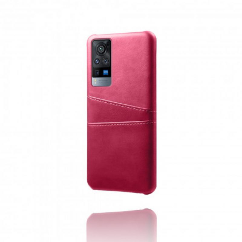 Cover Vivo X60 Pro Portacarte Doppio Ksq