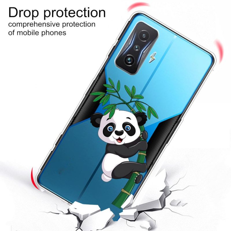 Cover Poco F4 GT Panda Sul Suo Bambù