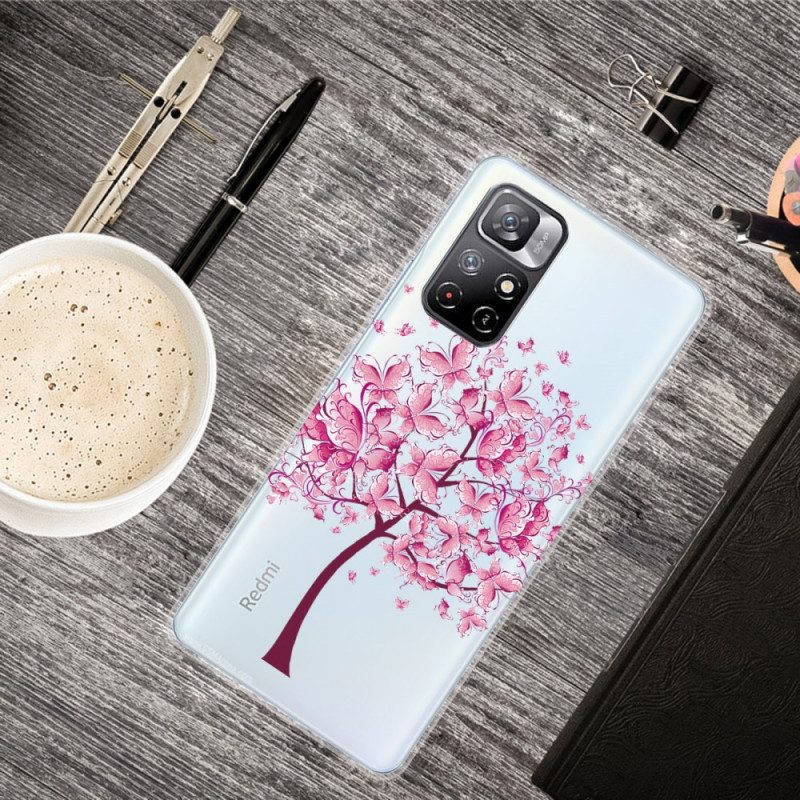 Cover Xiaomi Redmi Note 11 Pro Plus 5G Albero Rosa