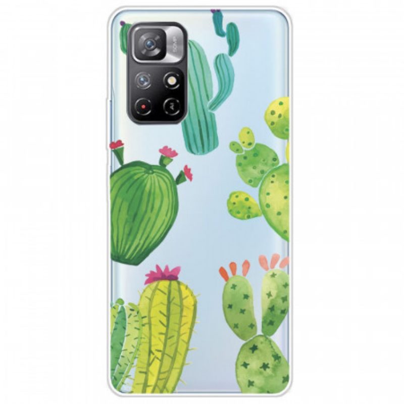 Cover Xiaomi Redmi Note 11 Pro Plus 5G Cactus Dell'acquerello