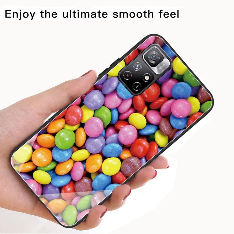 Cover Xiaomi Redmi Note 11 Pro Plus 5G Caramelle In Vetro Temperato