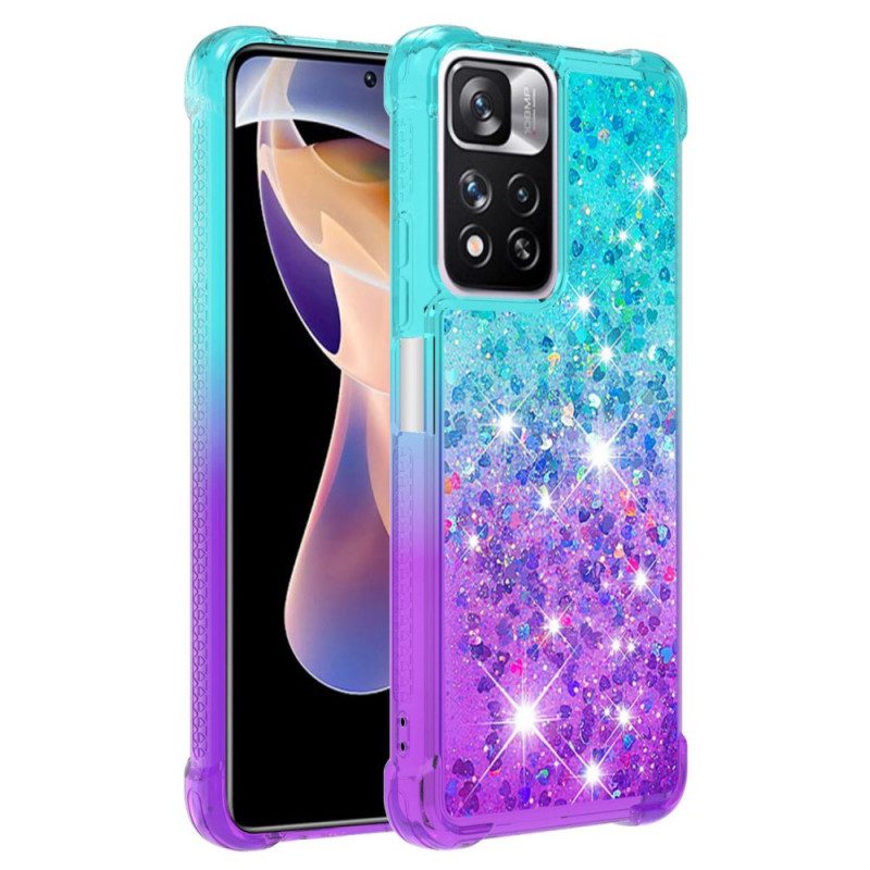 Cover Xiaomi Redmi Note 11 Pro Plus 5G Colore Paillettes