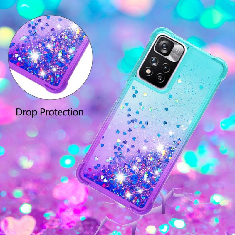 Cover Xiaomi Redmi Note 11 Pro Plus 5G Colore Paillettes