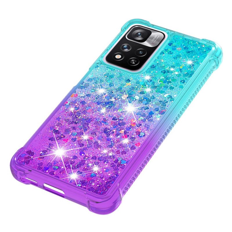 Cover Xiaomi Redmi Note 11 Pro Plus 5G Colore Paillettes