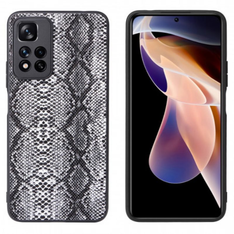 Cover Xiaomi Redmi Note 11 Pro Plus 5G Effetto Pelle Di Serpente