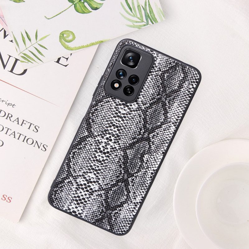 Cover Xiaomi Redmi Note 11 Pro Plus 5G Effetto Pelle Di Serpente