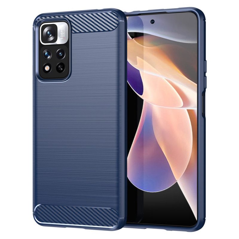 Cover Xiaomi Redmi Note 11 Pro Plus 5G Fibra Di Carbonio Spazzolata