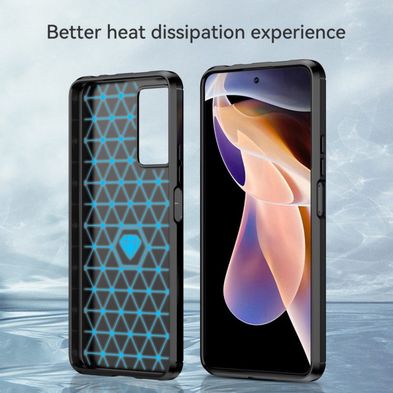 Cover Xiaomi Redmi Note 11 Pro Plus 5G Fibra Di Carbonio Spazzolata