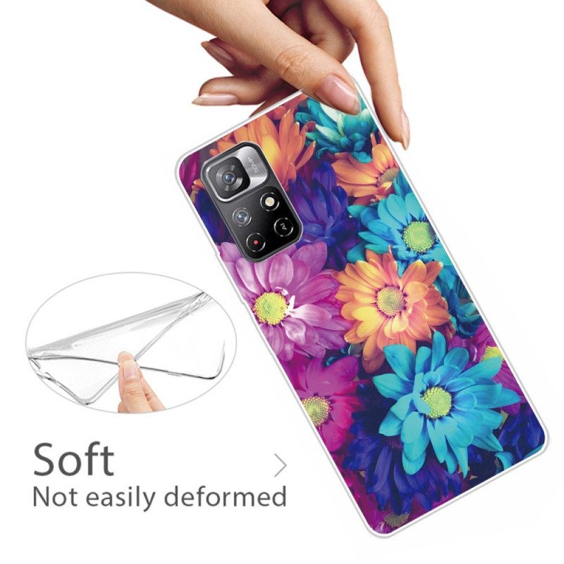 Cover Xiaomi Redmi Note 11 Pro Plus 5G Fiori Flessibili