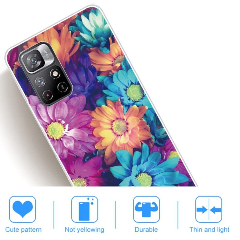 Cover Xiaomi Redmi Note 11 Pro Plus 5G Fiori Flessibili