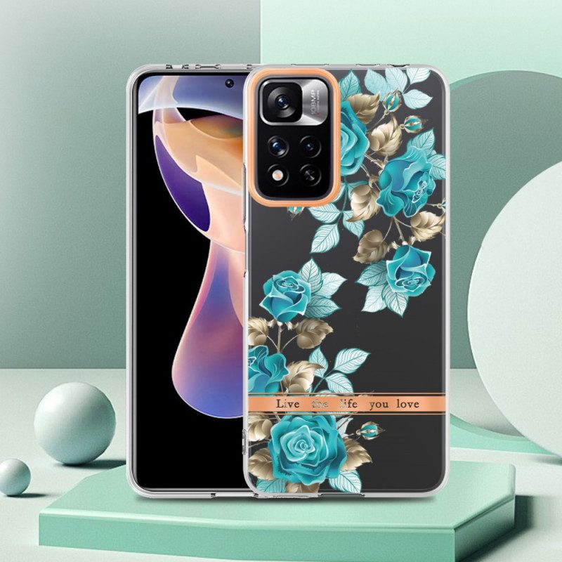 Cover Xiaomi Redmi Note 11 Pro Plus 5G Floreale Senza Soluzione Di Continuità