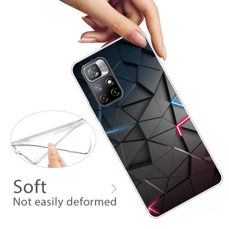 Cover Xiaomi Redmi Note 11 Pro Plus 5G Geometria Flessibile