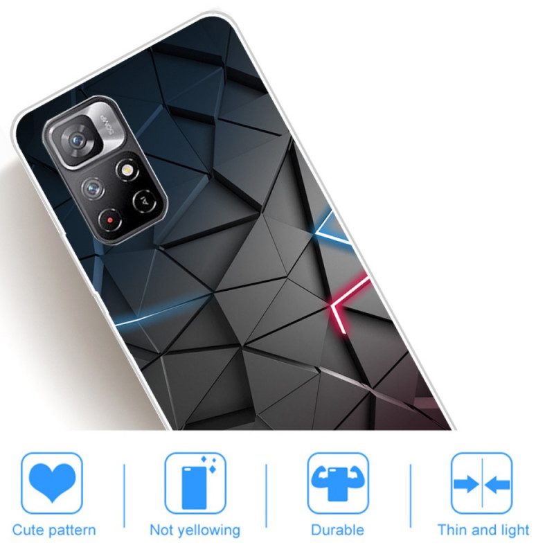 Cover Xiaomi Redmi Note 11 Pro Plus 5G Geometria Flessibile