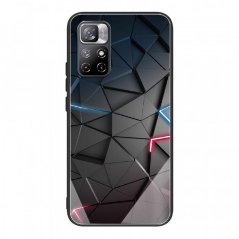 Cover Xiaomi Redmi Note 11 Pro Plus 5G Geometria In Vetro Temperato