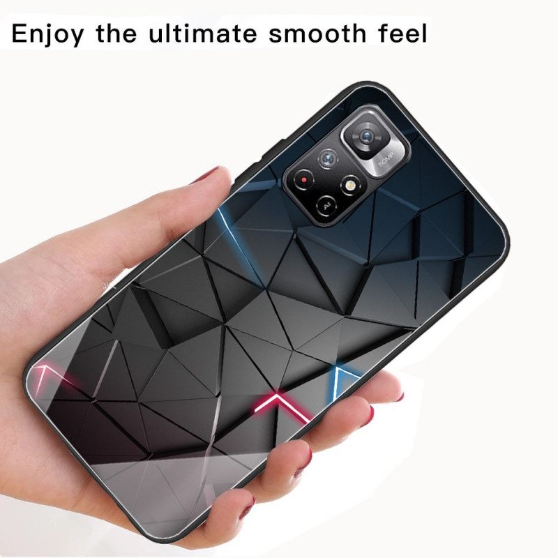 Cover Xiaomi Redmi Note 11 Pro Plus 5G Geometria In Vetro Temperato