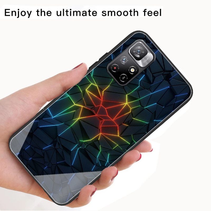 Cover Xiaomi Redmi Note 11 Pro Plus 5G Geometria Vetro Temperato