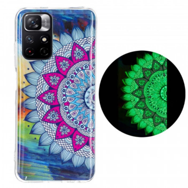 Cover Xiaomi Redmi Note 11 Pro Plus 5G Mandala Colorato Fluorescente