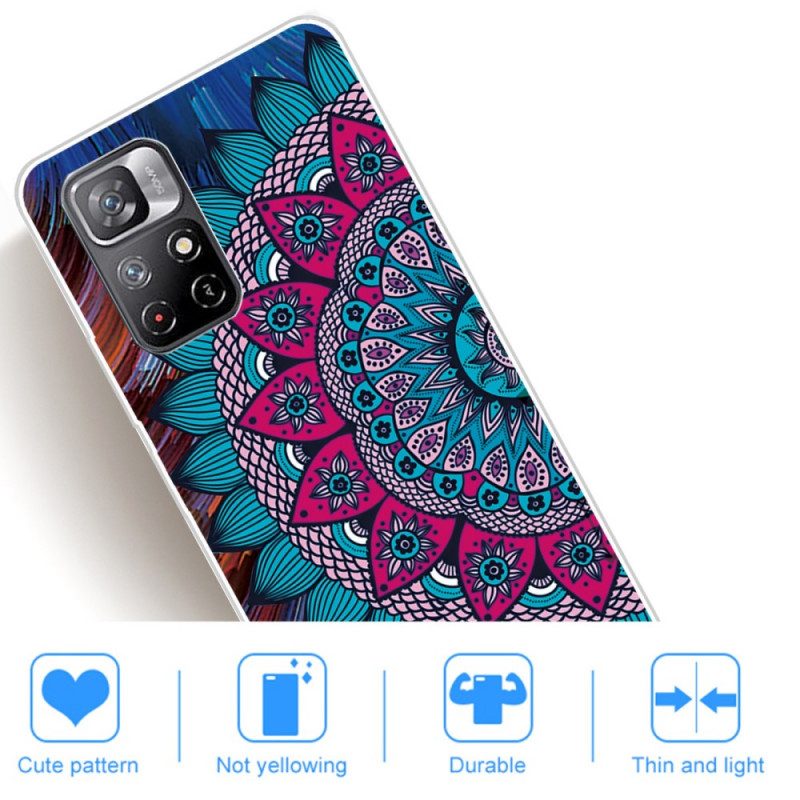 Cover Xiaomi Redmi Note 11 Pro Plus 5G Mandala In Silicone