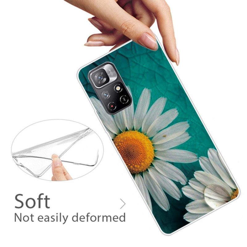 Cover Xiaomi Redmi Note 11 Pro Plus 5G Margherita In Silicone