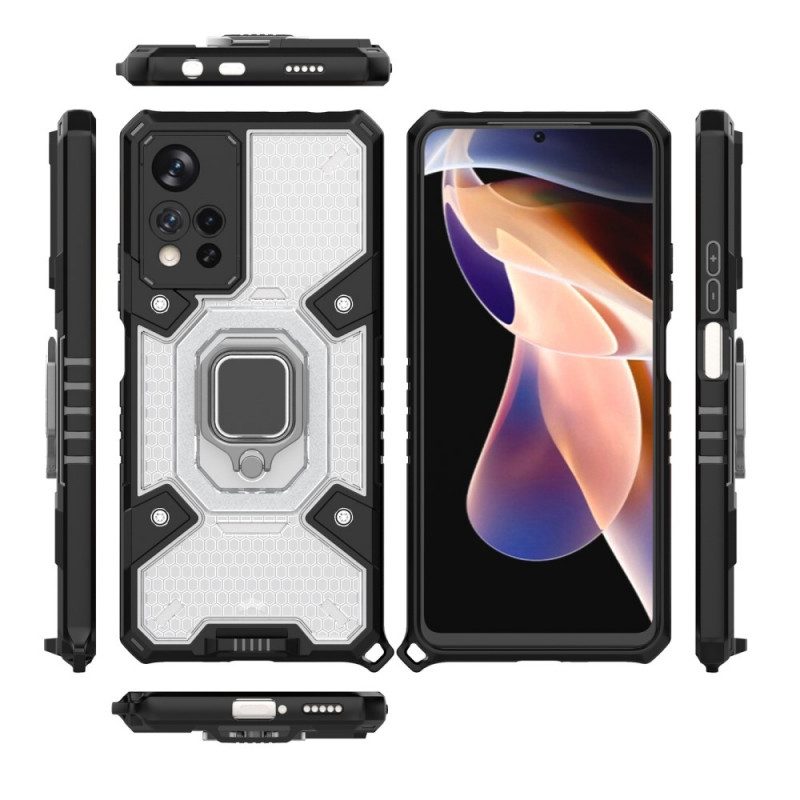 Cover Xiaomi Redmi Note 11 Pro Plus 5G Nido D'ape Con Anello