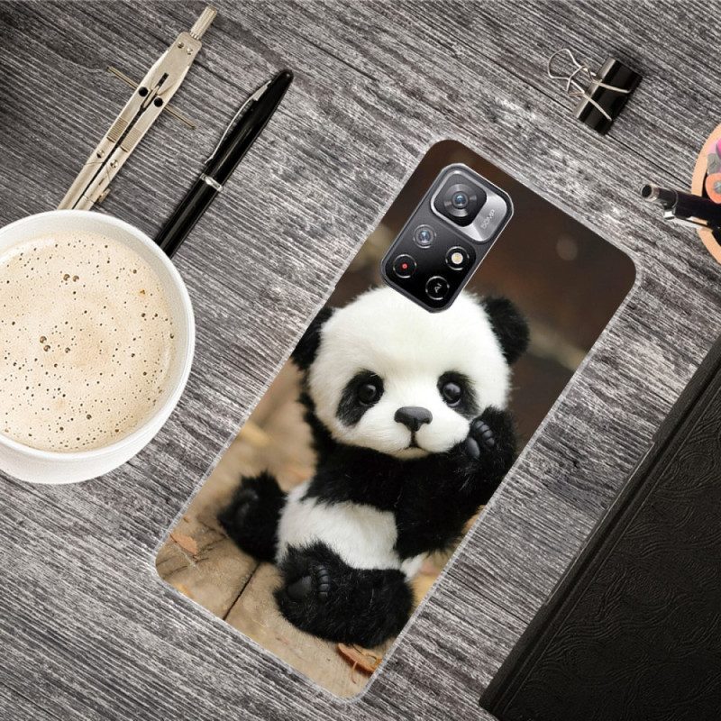 Cover Xiaomi Redmi Note 11 Pro Plus 5G Panda Flessibile