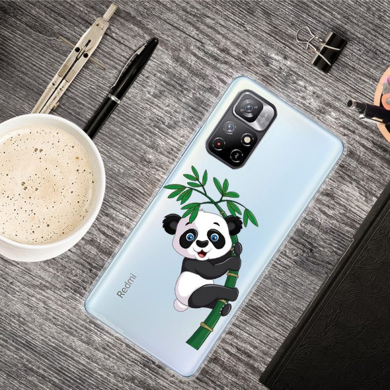 Cover Xiaomi Redmi Note 11 Pro Plus 5G Panda Su Bambù