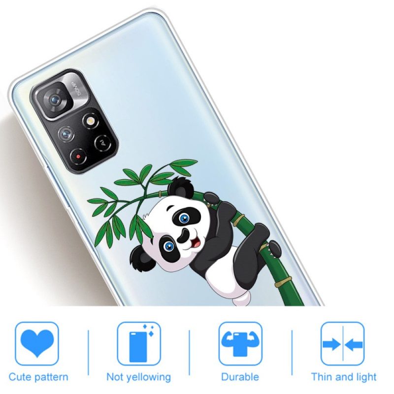 Cover Xiaomi Redmi Note 11 Pro Plus 5G Panda Su Bambù